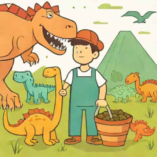 Danny And His Bucketful Of Dinosaurs