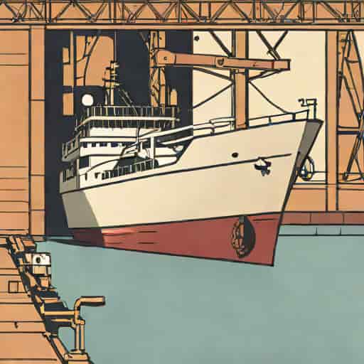 Declivity In Dry Dock