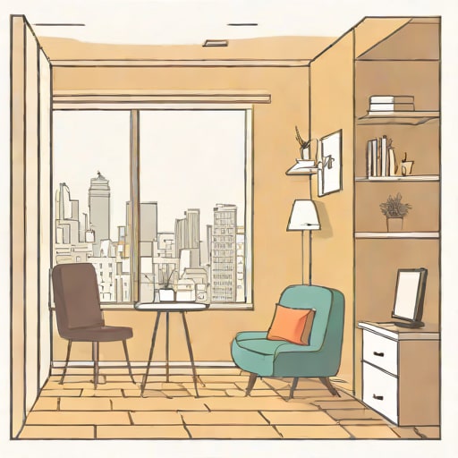 Decorous Cozy City View Suite