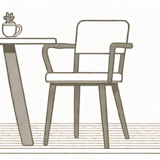 Dining Chair With Armrest