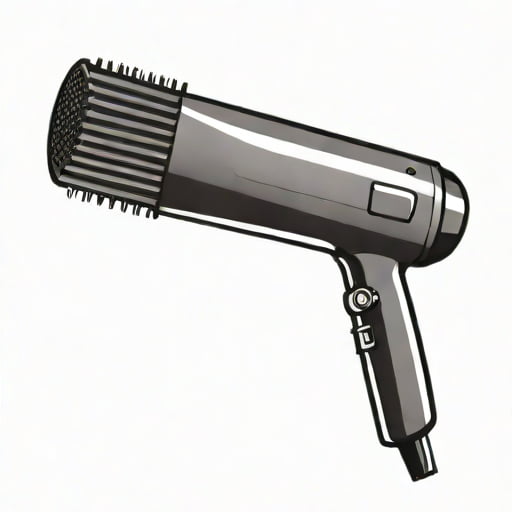 Ebony By Carmen Power Comb Hairdryer