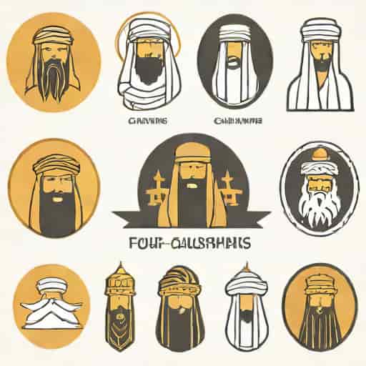Explain Who Are Caliphs And Name The Four Caliphs