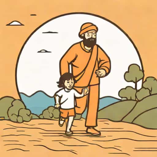 Father Running To Prodigal Son