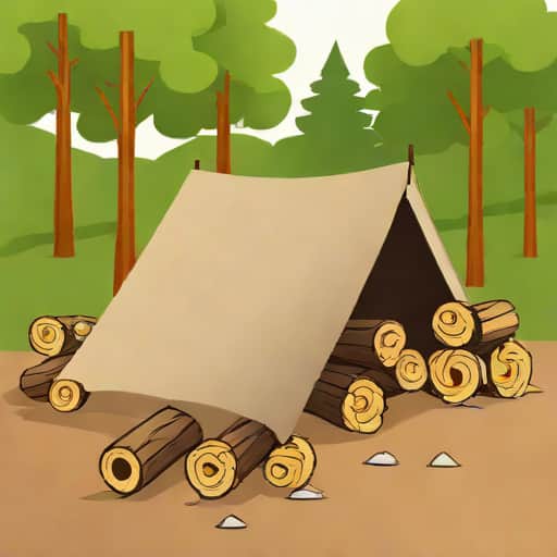 Fire Resistant Tarp For Woodpile