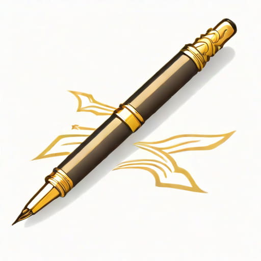 Flair Inky Gold Fountain Pen