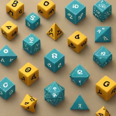 Foam Polyhedral Dice Set