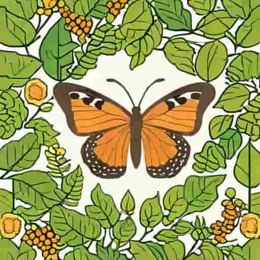 Forest Ringlet Butterfly
