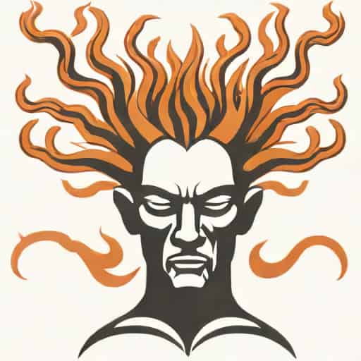 Forty Hands Descended On The Devilish Head