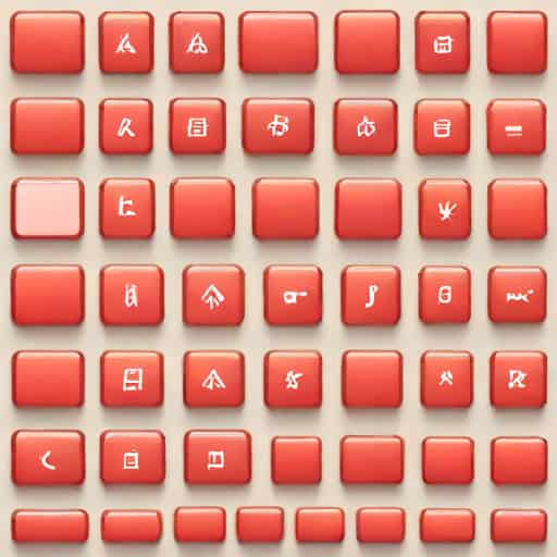Gmky Semi Transparent Red Keycaps