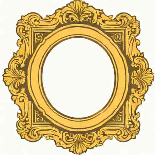 Gold Antique Mirror