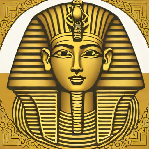 Gold Funerary Mask Of Tutankhamun