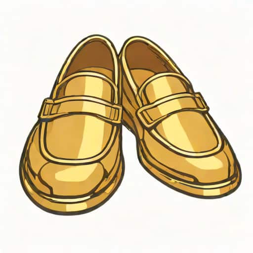Gold Nobleman Loafers