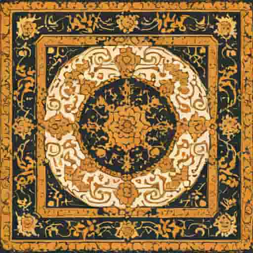 Grand Parterre Sarouk Carpet