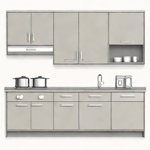 Grayish Kitchen Cabinets