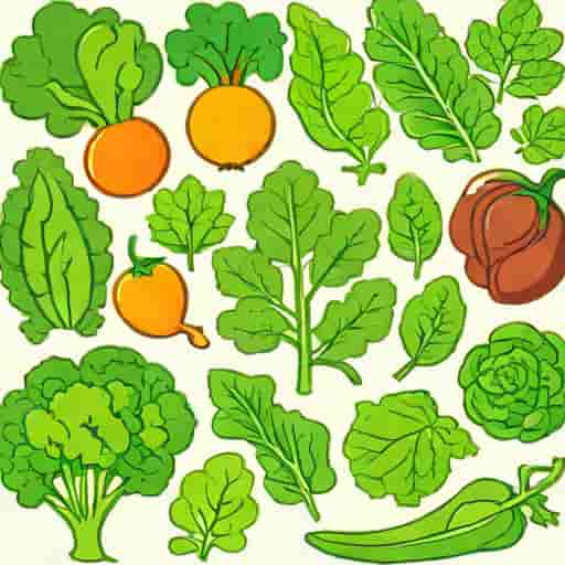 Green Leafy Vegetables Rich In Iron