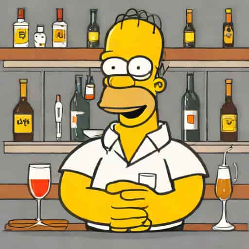 Harry The Barfly Simpsons