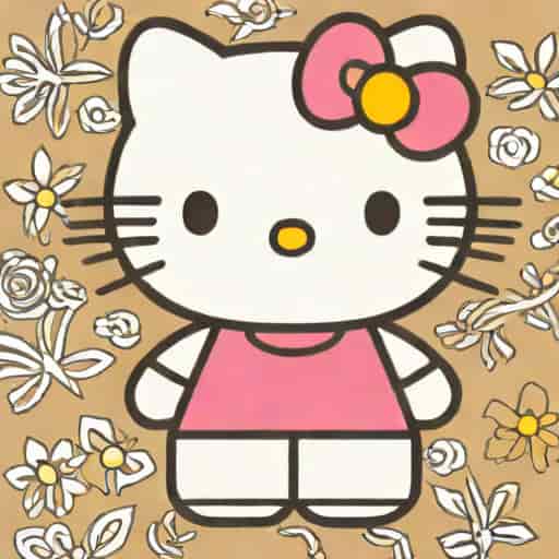 Hello Kitty Printable Coloring Pages