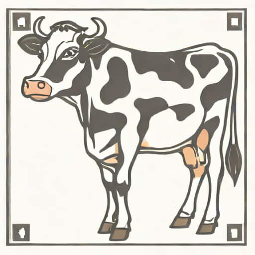 Hornless Cow Crossword