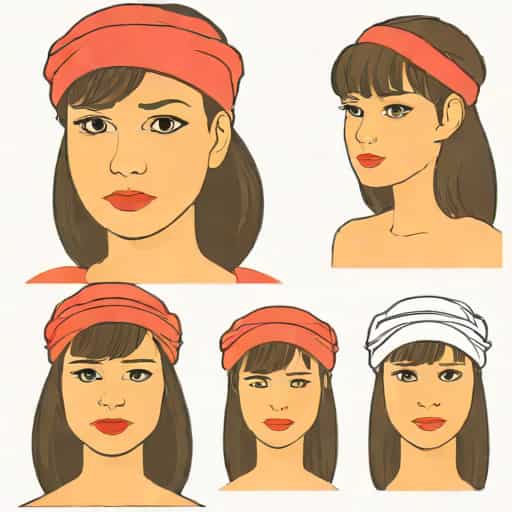How To Wear A Hairnet With Bangs