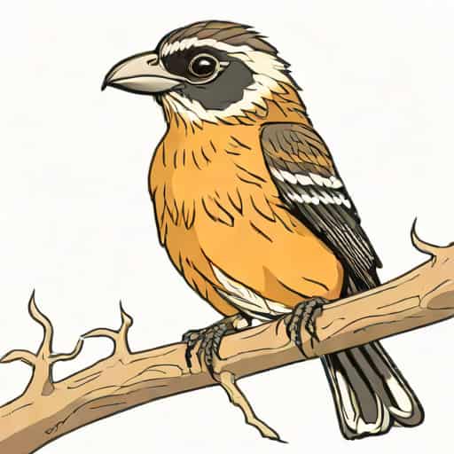 Immature Black Headed Grosbeak