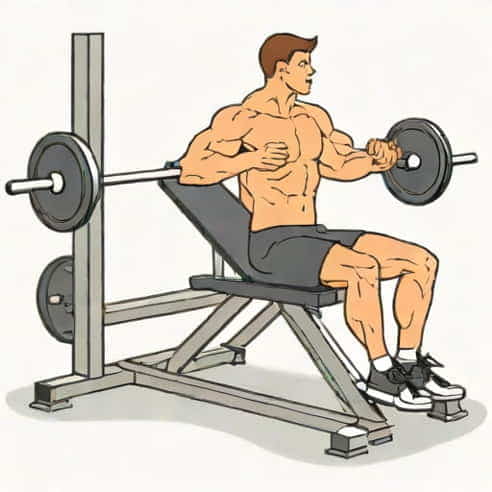 Incline Bench Glute Kickback