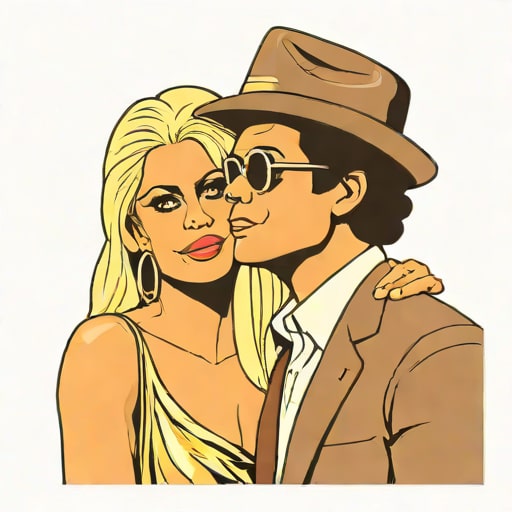 Is Bruno Mars With Lady Gaga