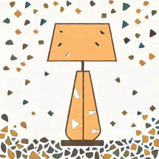 John Lewis Terrazzo Lamp
