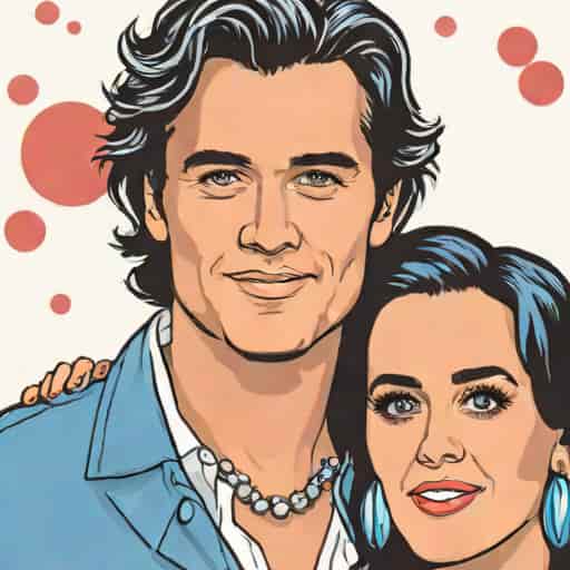 Katy Perry Rewarding Orlando Bloom