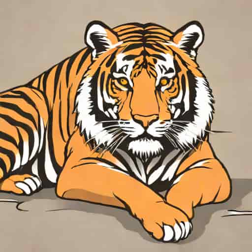 Keenness Of Tiger Sturdiness Of Stone