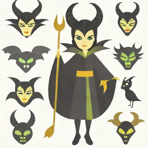 Kids Maleficent Costume