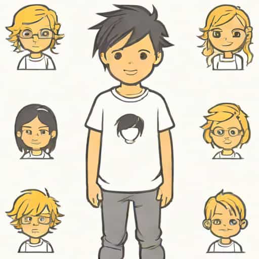 Kids Motionless In White Shirt