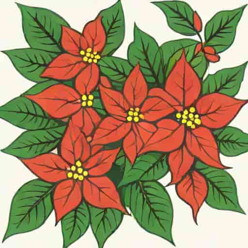 Large Poinsettia Plant