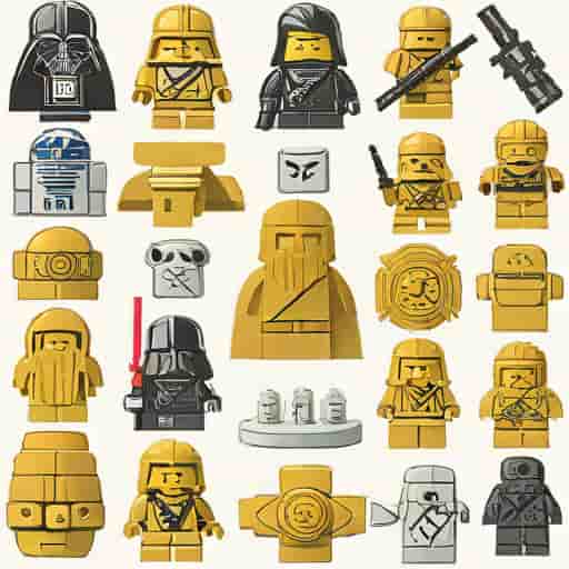 Lego Star Wars Ceremonious Carvings