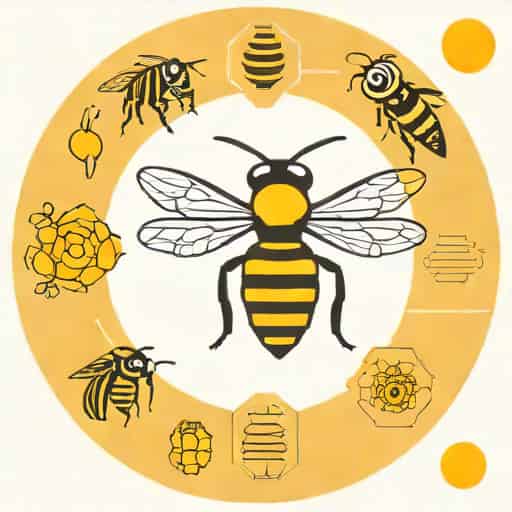 Life Cycle Of Honeybee Diagram