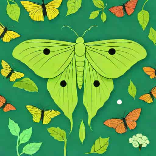 Luna Moth Pupae For Sale