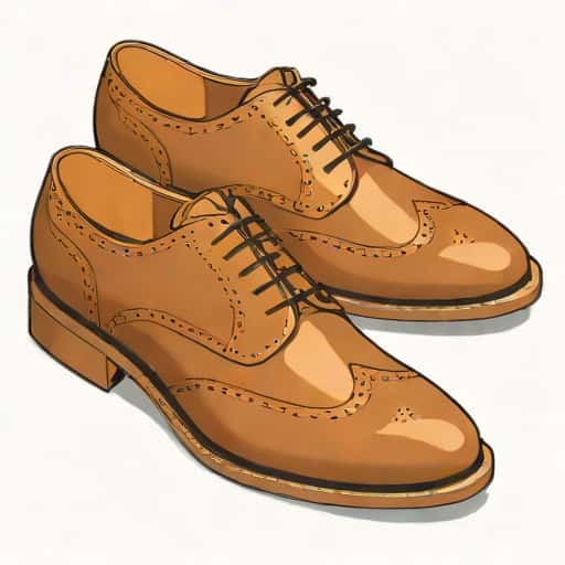 Mens Brown Brogue Shoes