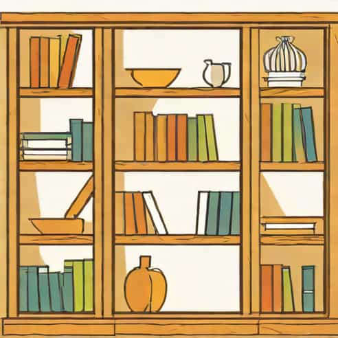 Mid Century Modern Bookshelf