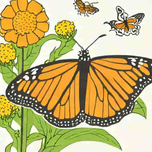 Monarch Getting Ready To Pupate