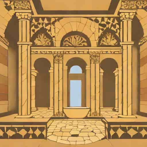 Mosaics In The Baths Of Caracalla