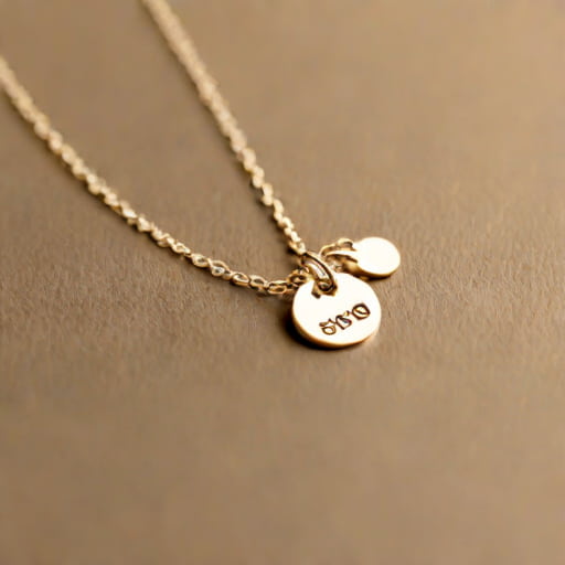 Name Necklace Sterling Silver