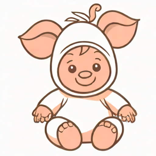 Newborn Piglet Costume