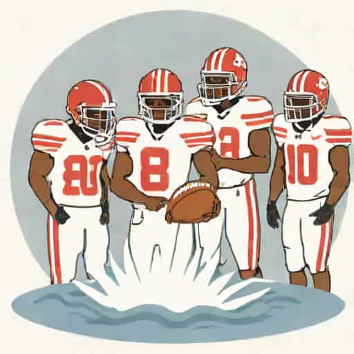 Ohio State Football Players Baptism