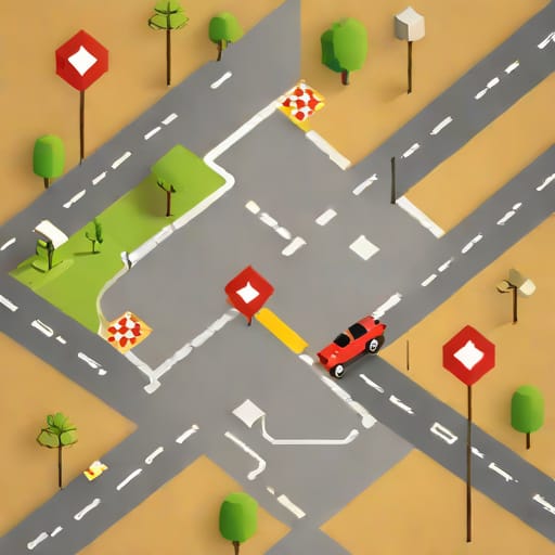 On Road Collide With Unfix Object
