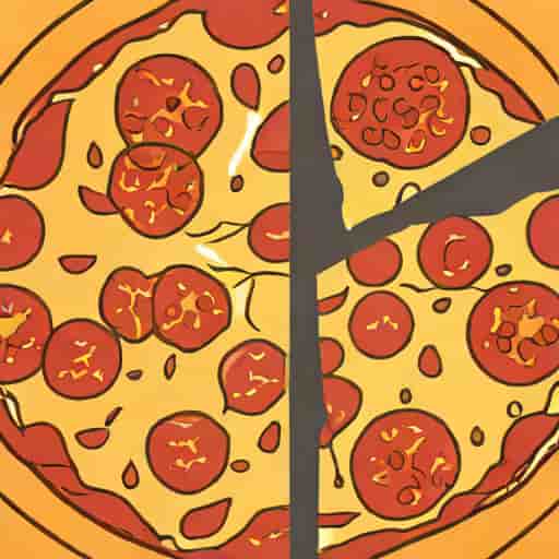 One Half Of 4 Pepperoni Pizza