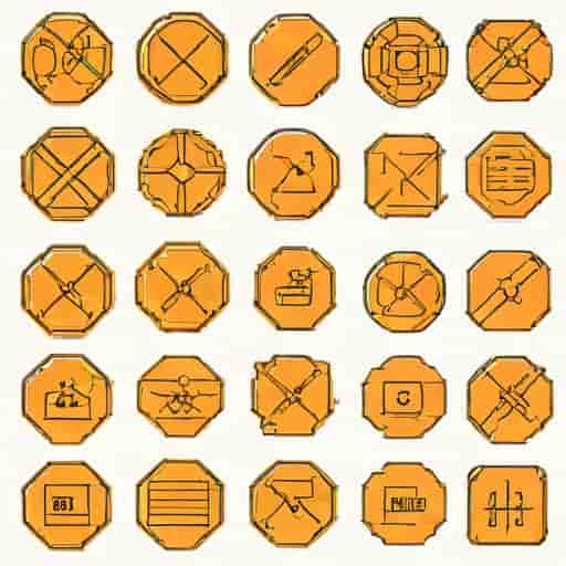 Orange Signs Indicate