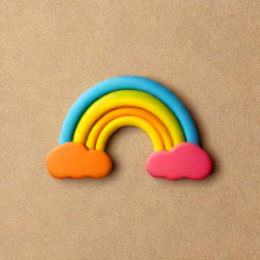 Over The Rainbow Polymer Clay
