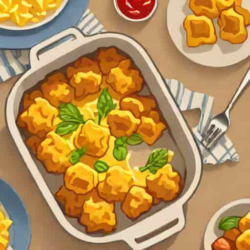 Overnight Tater Tot Breakfast Casserole