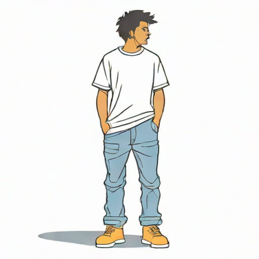 Oversized T Shirt With Baggy Jeans