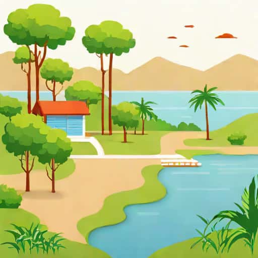 Park Near Brahmaputra River