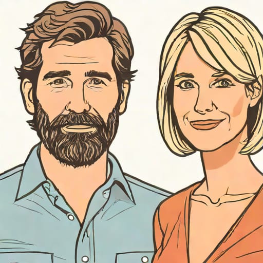 Patrick Brammall And Harriet Dyer